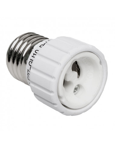 Adaptateur de douille e27 vers gu10 (uniquement 12v ou inférieures)