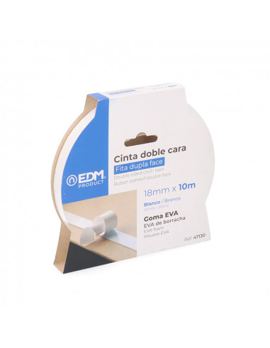 Bande adhésive double face 10mx18mm edm