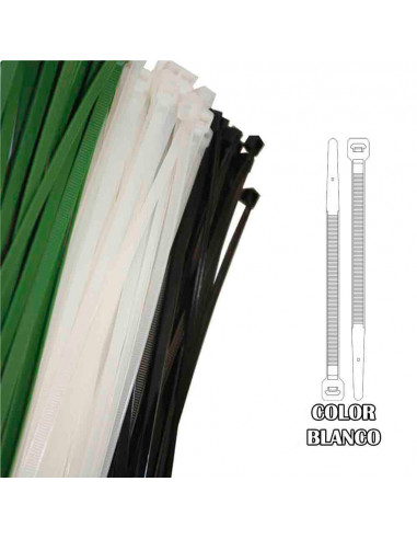 Collier de serrage plastique 380x4,8 mm (sachet 100 u.) nylon de haute qualité nylon de haute qualité