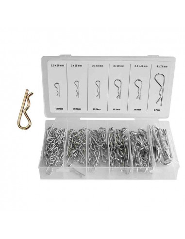 Assortiment de 150 goupilles clips plusieurs tailles