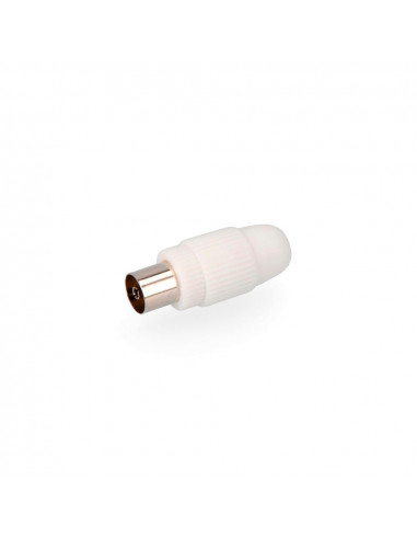 Prise étanche tv droite 9,5mm rétractable edm