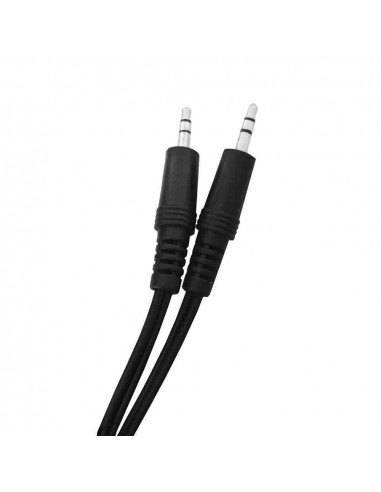 Connection audio jack 3,5mm stéréo mâle à jack 3,5mm stéréo mâle 1,5m edm
