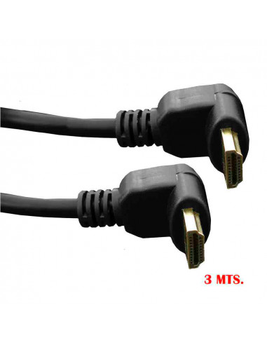 Connection hdmi supra coudée 3m edm