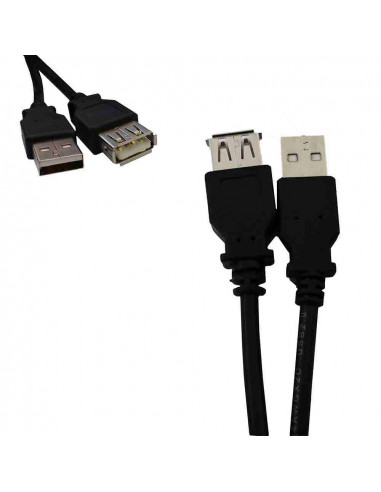 Câble usb 2.0 mâle - femelle 5m
