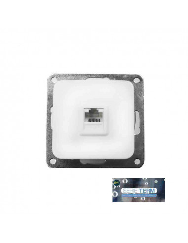 Prise rj45 cat6 encastrable "term" edm (sachet blister)