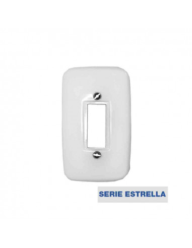 Plaque d'interrupteur petite "estrella" solera 520