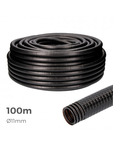 Gaine prefilee pour installation exterieure 11mm ce m-16 euro/mts