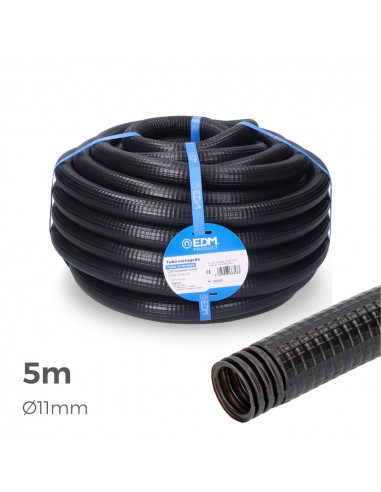 Gaine prefilee ferroplast pour installation exterieure 11mm ce m-16 5m edm