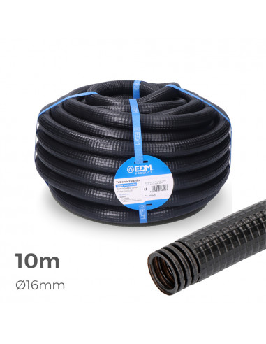 Gaine prefilee ferroplast pour installation exterieure 16mm ce m-25 10m edm